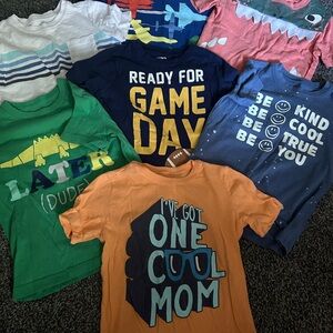 Lot of boys’ 4T Summer shirts Gap/Osh Kosh/Carters